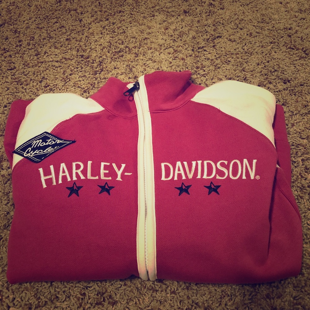 Genuine Motorcycle Harley Davidson Zip up Jacket